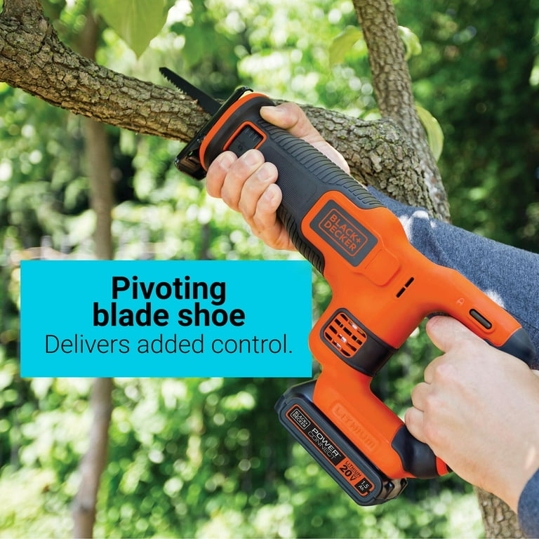 Black Decker BDCR20B 20V MAX Cordless Lithium Ion Reciprocating Saw Tool Only