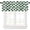 Green, variant on Aesthetic 70S Sage Green Window Valance Curtain Abstract Wavy Swirl Retro Boho Minimal Groovy Aesthetic Farmhouse Kitchen Valances for Dining Room Canteens Decor 54x18inch