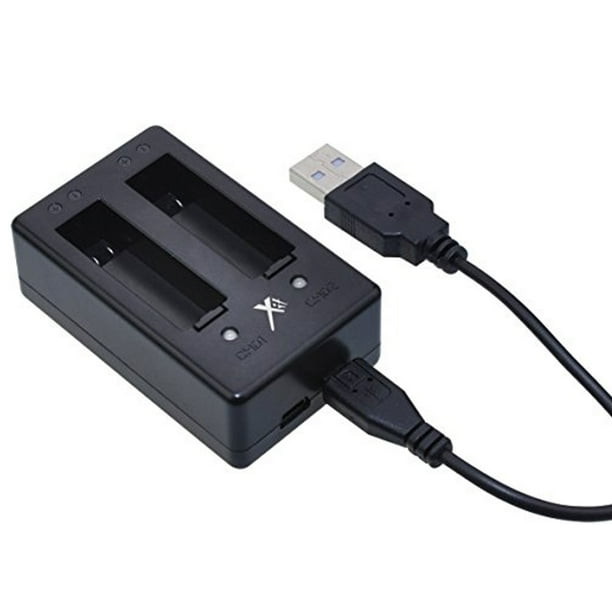 Xit Dual Camera Battery Charger For Gopro Hero 4 Batteries Black Walmart Com Walmart Com