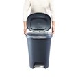 thumbnail image 4 of Rubbermaid 13 Gallon Slow Close Step-on Plastic Kitchen Trash Can, 4 of 5