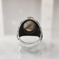 thumbnail image 6 of Labradorite Mans Ring, Natural Blue Fire Labradorite, Unisex Ring, Silver Jewelry, 925 Silver Ring, Birthday Gift, Heavy Men Ring, Arabic Design, Ottoman Style Ring, Christmas, Turkey Mens Signet Ring, 6 of 6