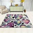 thumbnail image 3 of Coolnut Watercolor Hearts Vivid Nebula 80 x 58 inches Lightweight Soft Area Rug Mat Indoor Floor Rugs Home Decoration for Kids Room Living Room, 3 of 6