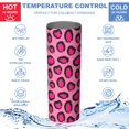 thumbnail image 5 of Animal Print 20 Oz Stainless Steel Skinny Tumbler – Vacuum Insulated Slim Travel Cup with Lid & Stainless Steel Straw, 360° Full Wrap Printed Tumbler for Home, Office & Outdoor Use, 5 of 6