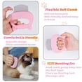 thumbnail image 5 of WarmTown Cat Comb Pets Cat Dog Grooming Massage Shell Comb Pet Hair Remover Tool Cleaning Brush, 5 of 7