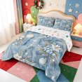 thumbnail image 2 of Manfei Christmas Modern Elf Full Size Comforter Sets,Snowy Highland Cattle Bedding Comforter Set,Xmas Reversible,3 Pieces,1 Comforter and 2 Pillowcases, 2 of 7