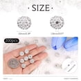 thumbnail image 2 of Perlas TINKRSTUFF, 200 unidades, diamantes de imitación blancos, 1 cm a granel, 2 of 6