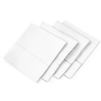 Vera Nice Hotel Collection Ultra Soft Pillow Case (4-Pack) – All-Natural Pure Aloe Vera Treatment – Eco-Friendly, Hypoallergenic Pillow Cover Infused with Soothing Aloe Vera - White - Standard/Queen