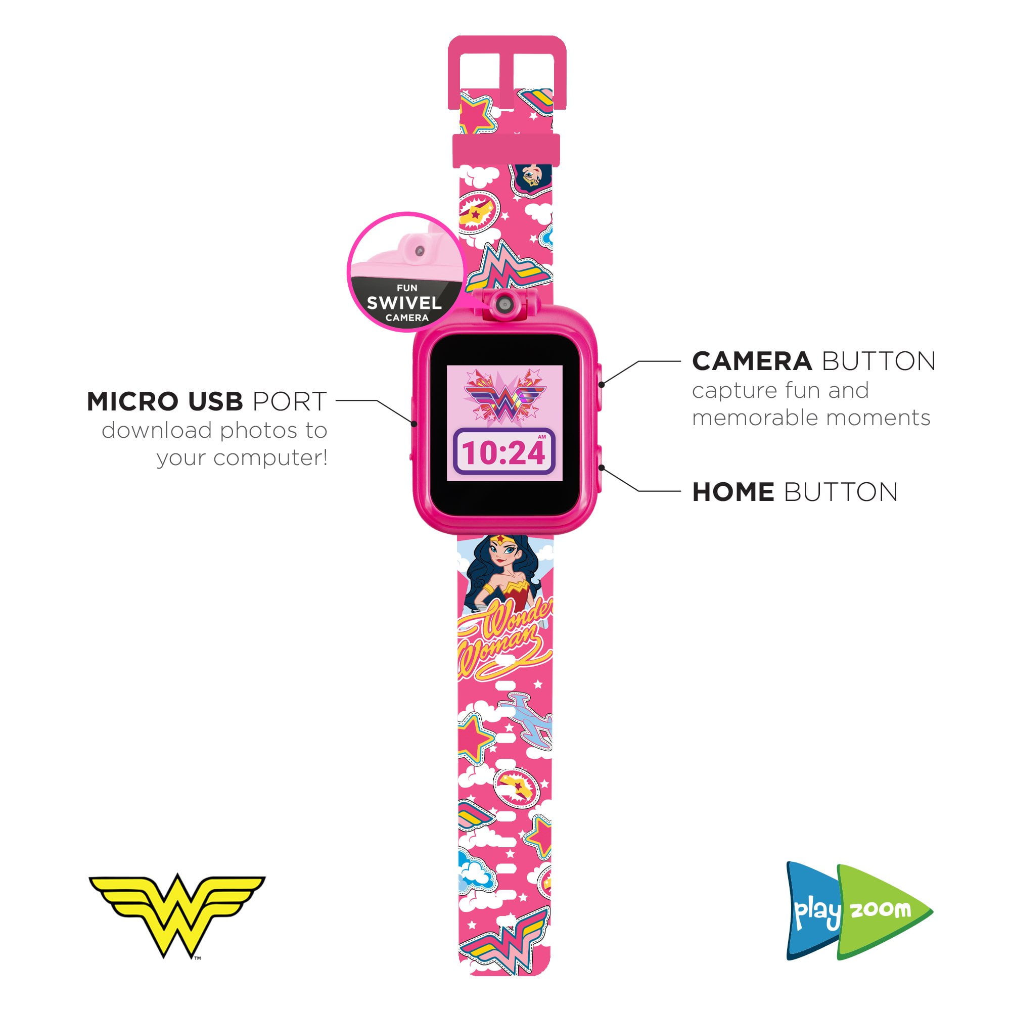 Wonder Woman PlayZoom Kids Smartwatch - Walmart.com