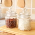 thumbnail image 4 of Shisuyan 300ml Transparent Glass Jars Storage Tea Coffee Spice Candy Container, 4 of 8