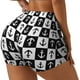 thumbnail image 1 of Balery Nautical Anchors1 Pantalones cortos de entrenamiento estampados para mujer, sin costuras, ajustados, para gimnasio, yoga, correr, deportes, ejercicio activo, fitness.-X-Large, 1 of 8