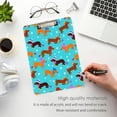 thumbnail image 5 of ALAZA Plastic Clipboard A4 Letter Size Decorative Clipboards for Students Women Men 9" x 12.5" Cute Dachshund Dog, 5 of 6