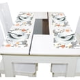 thumbnail image 4 of Cute Zebras and Flowers 12×18 inch Placemats Heat Resistant Washable Foldable Rectangular Placemats Set Decoration Indoor Outdoor for Kitchen Dining Table 4PCs, 4 of 8