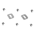 thumbnail image 4 of koolsoo 2Pcs Bike Self Locking Pedal Gaskets Beginners Spare Maintenance with Screws Silver, 4 of 9