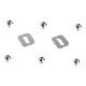 thumbnail image 4 of 2 juntas de pedal autoblocantes para bicicleta, repuesto para principiantes, mantenimiento con tornillos Plata, 4 of 8