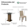 thumbnail image 4 of Juego de Comedor Madesa Noemi con 4 Sillas, 4 of 13