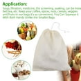 thumbnail image 7 of ACDANC 3PCS Organic Cotton Nut Milk Bag Cold Brew Coffee Strainer Reusable Eco-Friendly Filter Bag Kitchen Essentials, 7 of 7