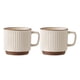 thumbnail image 1 of Taza de café de 2 piezas, taza de con asa, taza de de 250 ml, taza de café, taza de té para agua, leche, jugo, cereal, 1 of 9