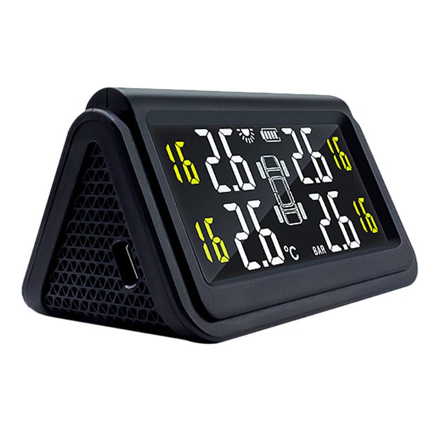 Sistema de Monitoreo de Presión de Neumáticos ergía Solar para Automóvil Sensores para Remolque, , Automóvil, Camión, Transmis Sunnimix Monitor de presión de neumáticos