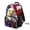 American Flag Bald Eagle, variant on Pzuqiu Galaxy Wolf Kids Backpack for Elementary Students Ages 6-12 with Adjustable Straps Large Capacity 17 Inch School Bag Breathable for Back to School Daily Use Travel