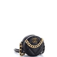 thumbnail image 3 of Pre-Owned 19 Round Clutch with Chain Quilted Leather By Rebag, 3 of 8