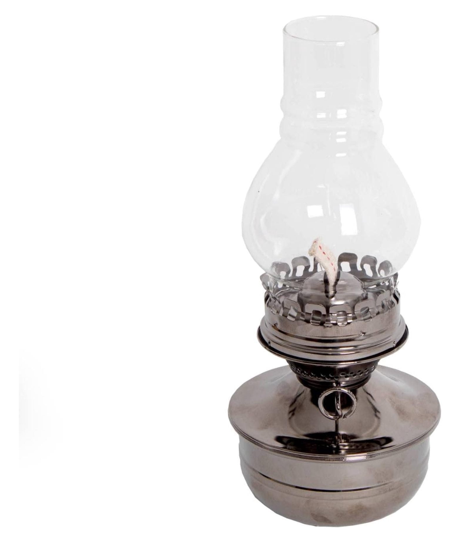 Lehman's Woodshed Wall Mount Oil Lamp, 20 Ounce Oil or Kerosene Fuel Lantern with Removable Reflector for Wall or Table, 3/4 Inch Wick, Indoor Use