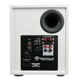 thumbnail image 4 of Rockville Rock Shaker 8" Inch White 400w Powered Home Theater Subwoofer Sub, 4 of 9