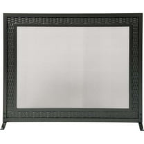 Weave Design Panel Screen, Black