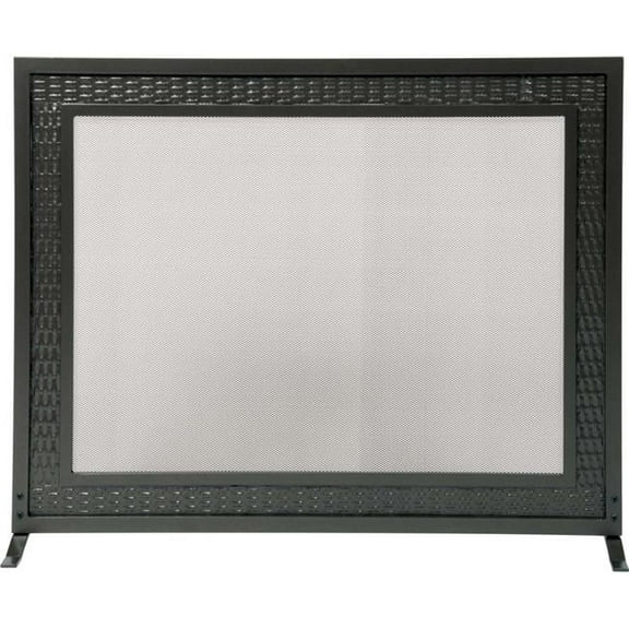 Weave Design Panel Screen, Black