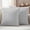 Gray, Silver, Charcoal, variant on Misty Blue Rustic Outdoor Waterproof Pillow Covers, Vintage Farmhouse Blue Solid Color Decorative Square Throw Pillowcase Sofa Cushion Sham for Patio/Couch/Chair, 18"x18" 2 Pack