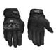 thumbnail image 2 of Guantes Para Moto De Piel Negro, 2 of 8