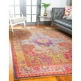 thumbnail image 7 of Unique Loom Michaelangelo Vita Rug Multi/Blue 2' 2" x 3' 1" Rectangle Border Bohemian Perfect For Living Room Bed Room Dining Room Office, 7 of 7