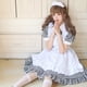 thumbnail image 1 of Vestido de sirvienta cosplay restaurante café vestido de mono blanco y negro vestido de sirvienta fiesta, 1 of 6