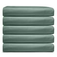 thumbnail image 6 of Clara Clark RV/Short Queen 6-Piece Bed Set for Campers - Deep Pocket Fitted Sheet Luxury Soft Microfiber, Hunter Green, 6 of 6