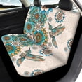 thumbnail image 4 of Pzuqiu Car Seat Covers Groovy Polyester, Compatible with Sedan Seats SUV Seats, for Cars Sedans, Datura Hummingbird, 4 of 10