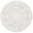 thumbnail image 2 of SAFAVIEH Abstract Carter Oriental Wool Area Rug, Ivory/Blue, 6' x 6' Round, 2 of 11