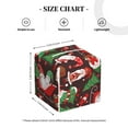 thumbnail image 4 of Fuzoiu Merry Christmas1 Print Tissue Box Cover Holder, Square Leather Tissue Box,PU Leather Decorative Organizer for Tabletop, Bathroom, Car, Office, 4 of 7