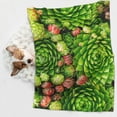 thumbnail image 6 of Yiaed Cactus And Succulents Print Dog Blankets-Cat Blanket Washable for Couch Protection,Puppy Blanket, Soft Plush Reversible Throw Furniture Protector-Medium, 6 of 8