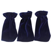 SANWOOD 3Pcs Universal Piano Sustain Pedal Velvet Anti-slip Cover Protector Accessories