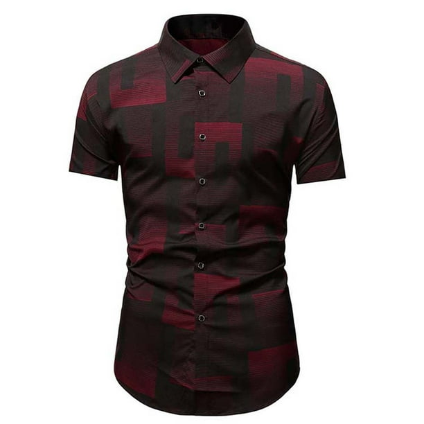 Port Authority® Camisa De Manga Corta Con Acabado Antimanchas Y Botones De Coco. S535 Azul