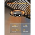 thumbnail image 7 of Zardon 1500W Hanging Heater, Electric Hanging Heaters with Smart App-Controlled Remote for Outdoor/Indoor, Garage, Patio, 7 of 7