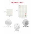 thumbnail image 7 of Pink Spring Floral Kitchen Dish Towels for Drying Dishes Set of 2, Tulip Yellow Plaid Summer Botanical Waffle Weave Microfiber Hand Tea Bathroom Towels Quick Dry & Absorbent Towel 12x12, 7 of 7