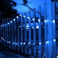 thumbnail image 2 of GooingTop Blue Outdoor String Lights Solar Powered Waterproof,26FT 50LED Crystal Globe Solar Twinkle String Lights for Outside Gazebo Yard Patio Tree Decoration, 2 of 6