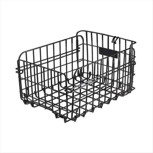 Cesta para Bicicleta Delantera/Trasera, Cesta para Bicicleta Plegable con Bolsa de Revestimiento Desmontable para Diseño de Cesta para Bicicleta de Liberación Rápida