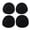 Black, variant on BIMZUC 2 Pairs Soft Elastic High-Heeled Shoes Forefoot Pad Stress Pain Relief Patch Inserts Cushion for Women, 3.3 inches / 8.5 cm (Black)