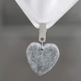 thumbnail image 4 of Colgador de contrapeso de mantel empaquetado en piezas Contrapeso de mantel de piedra en forma de corazón con clip de contrapeso de mantel de piedra sándwich de acero inoxidable Zhivalor 220990-3, 4 of 4