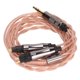 thumbnail image 4 of Cable para auriculares Sennheiser, Cable para auriculares con conector recto chapado en oro de 3,5mm para HD414 HD650 HD600 HD580 HD565, 4 of 5