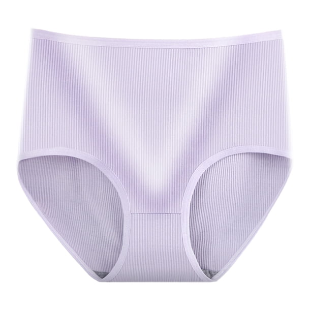 3 Pack Mixed Color Women's High Waisted Underwear Womens No Show Underwear Seamless Half Womens Underwear Nylon Panties Women Pack Seamless Bikini Absor