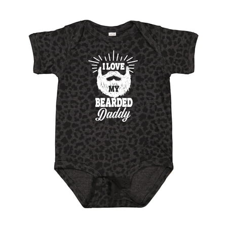 

Inktastic I Love My Bearded Daddy Gift Baby Boy or Baby Girl Bodysuit