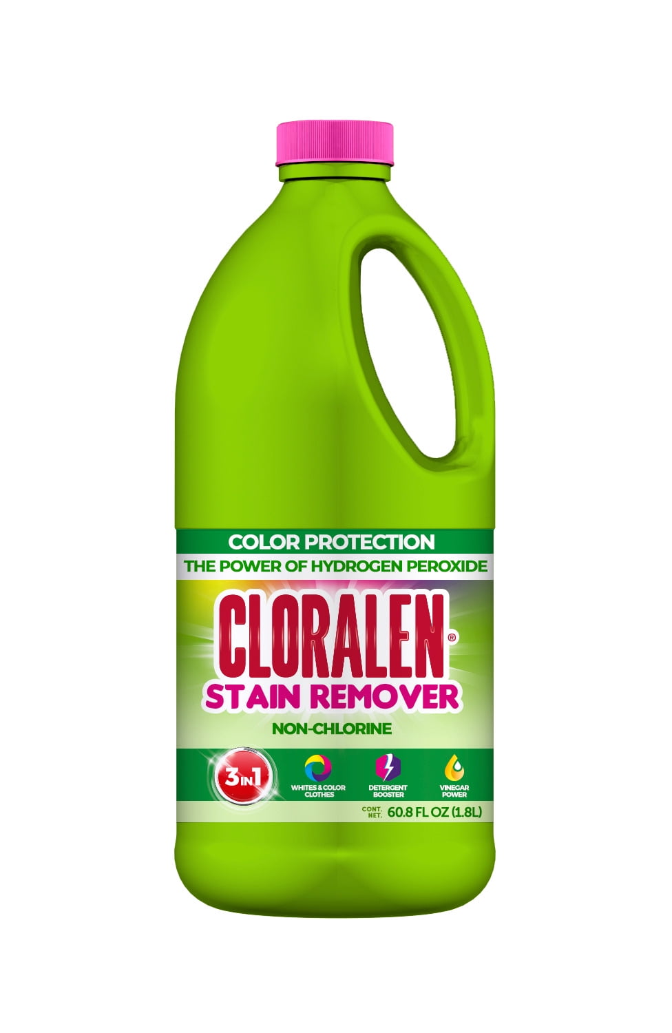 (3 pack) Cloralen Liquid Laundry Stain Remover Detergent, 60.8 fl oz