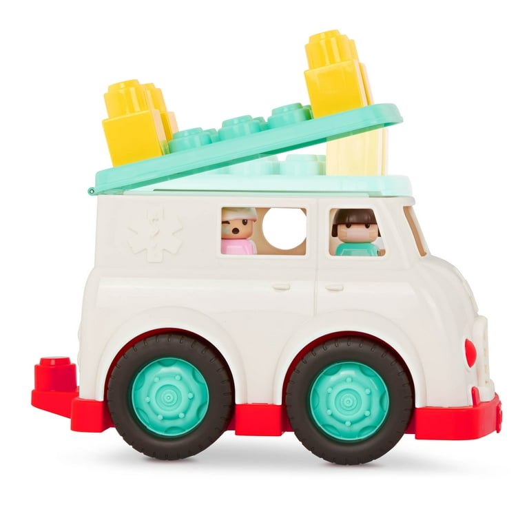 Battat Ambulance Toy with Building Blocks photo 6
